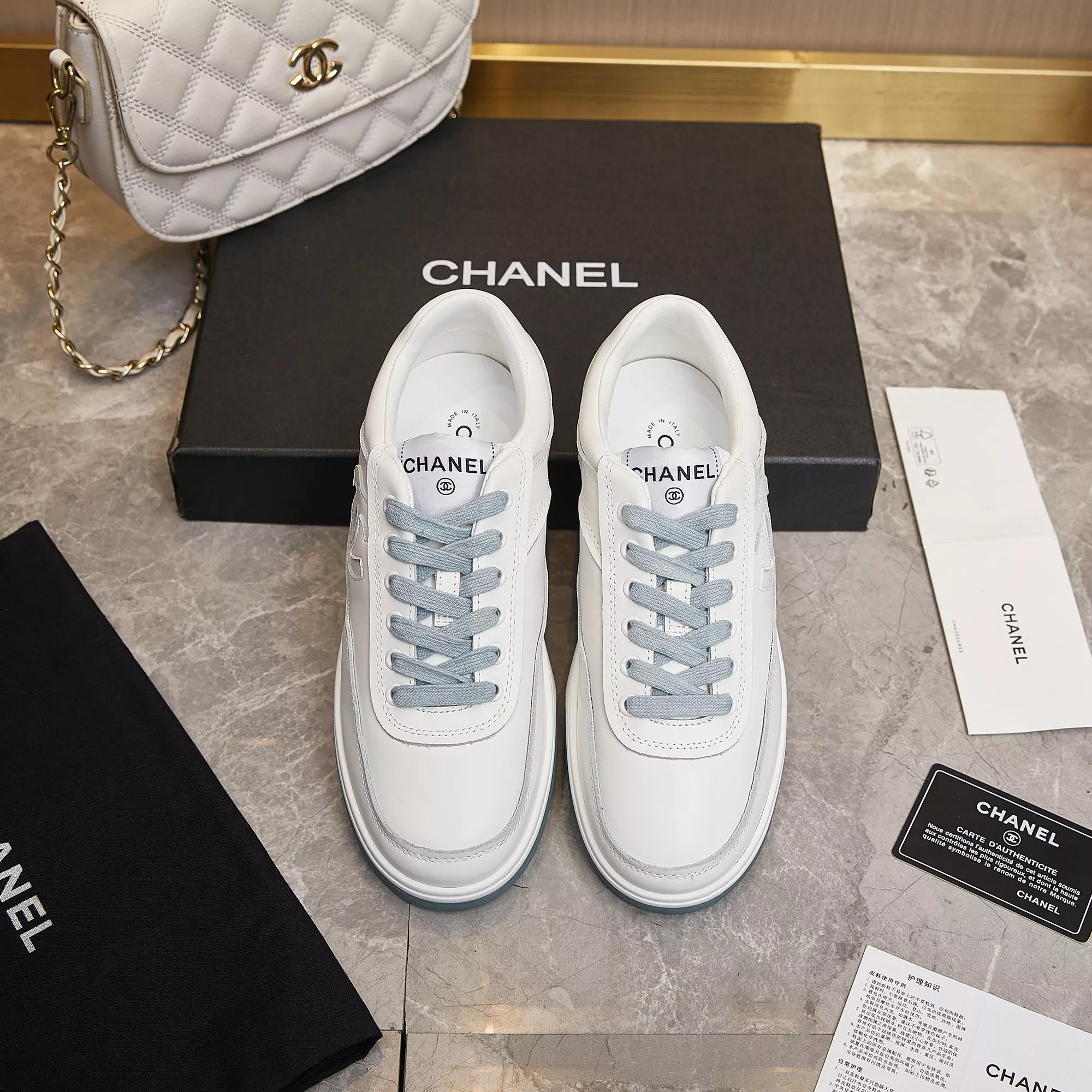 chanel decontractees chaussures pour femme s_12761164